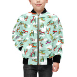 Helicopter design pattern Kids' Boys' Girls' Bomber Jacket