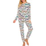Sun Glasses Pattern Print Design 01 Women's All Over Print Pajama Set