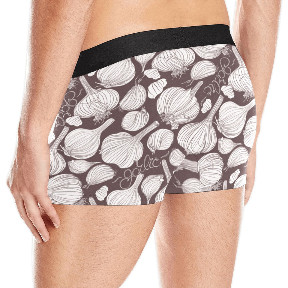 Garlic bulb dark background Men's All Over Print Boxer Briefs Men's Underwear