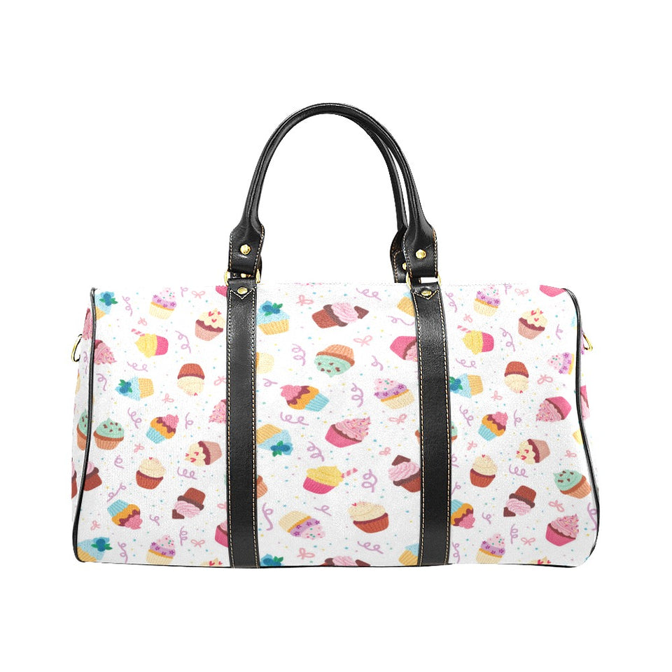 Cake cupcake design pattern Travel Bag