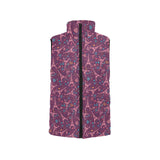 Eiffel Tower Heart Pattern Print Design 04 Men's Padded Vest