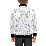Hand painting Watercolor Lavender Kids' Boys' Girls' Bomber Jacket