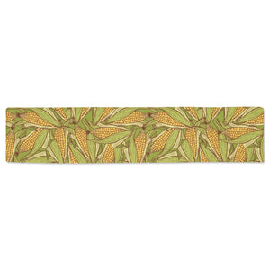 Corn Pattern Print Design 01 Table Runner