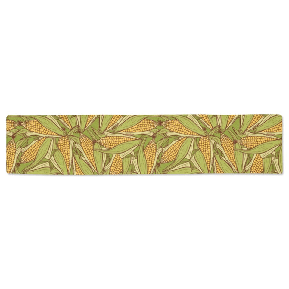 Corn Pattern Print Design 01 Table Runner