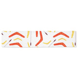 Waterclor boomerang Australian aboriginal ornament Table Runner