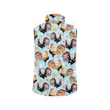 Rooster chicken cock snowfalke Women's Padded Vest