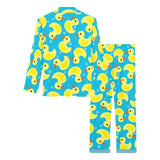 Duck Pattern Print Design 04 Women's Long Pajama Set