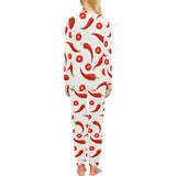 Chili pattern Women's All Over Print Pajama Set