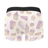 Cakes pies tarts muffins and eclairs purple bluebe Men's All Over Print Boxer Briefs Men's Underwear