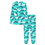 Dolphin sea pattern Women's All Over Print Pajama Set