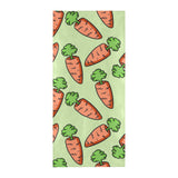 Carrot Pattern Print Design 05 Beach Towel