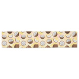 Coconut Pattern Print Design 05 Table Runner