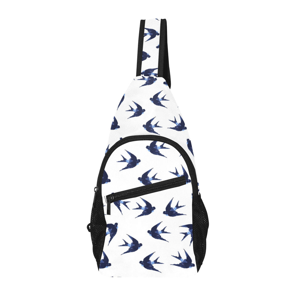 Swallow Pattern Print Design 03 All Over Print Chest Bag
