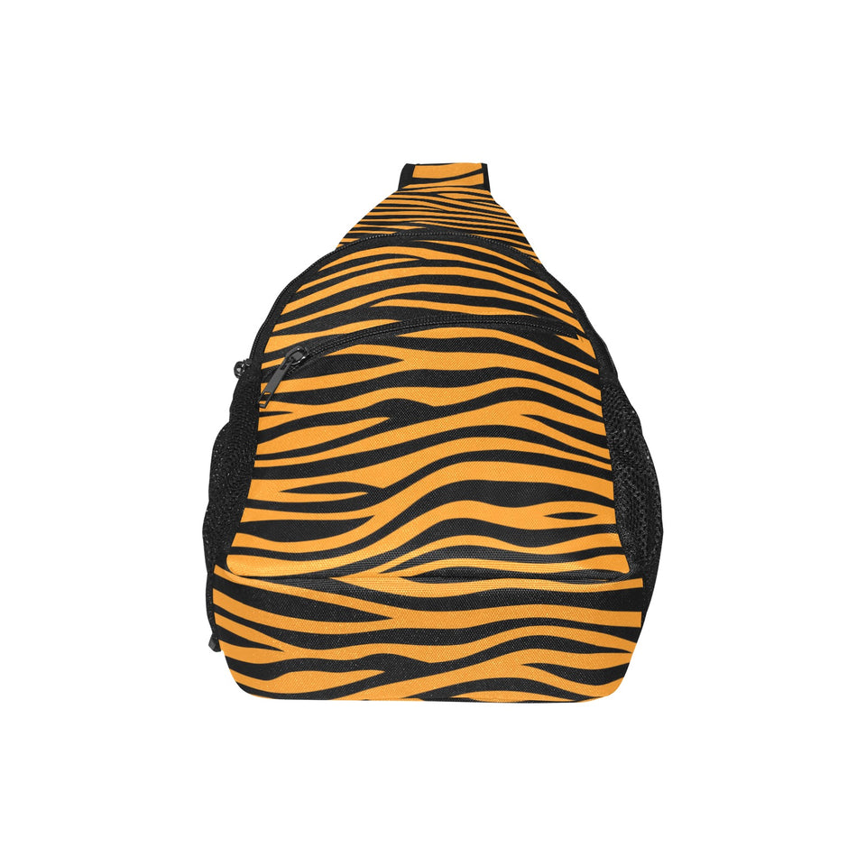 Bengal tigers skin print pattern background All Over Print Chest Bag