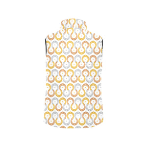 Horseshoes Pattern Print Design 03 Men's Padded Vest