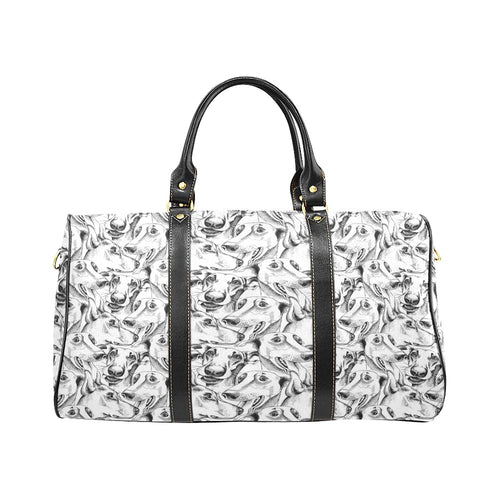 Greyhound Pattern Print Design 01 Travel Bag