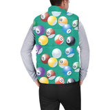 Billiard Ball Pattern Print Design 01 Men's Padded Vest