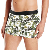 Canabis Marijuana Weed Pattern Print Design 05 Men's All Over Print Boxer Briefs Men's Underwear