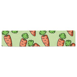 Carrot Pattern Print Design 05 Table Runner