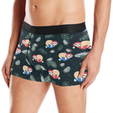 Cute sloths sleeping christmas ball santa hat patt Men's All Over Print Boxer Briefs Men's Underwear