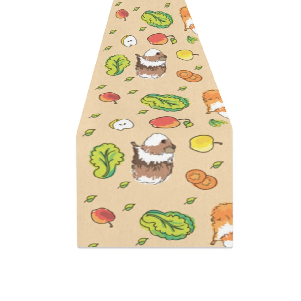 Guinea Pig Pattern Print Design 05 Table Runner