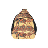 Camel polynesian tribal design pattern All Over Print Chest Bag