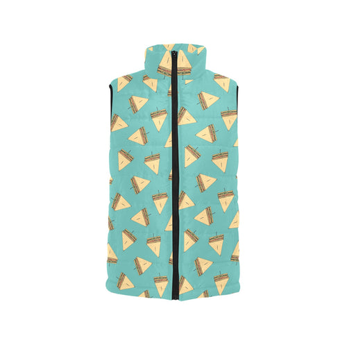 Sandwich Pattern Print Design 03 Men's Padded Vest