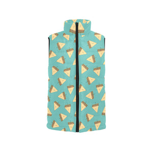 Sandwich Pattern Print Design 03 Men's Padded Vest