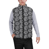 Dice Pattern Print Design 01 Men's Padded Vest