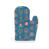 Darts Pattern Print Design 02 Heat Resistant Oven Mitts