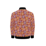 Gear Pattern Print Design 04 Kids' Boys' Girls' Bomber Jacket