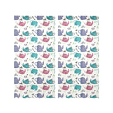 Tea pots Pattern Print Design 05 Gauze Curtain