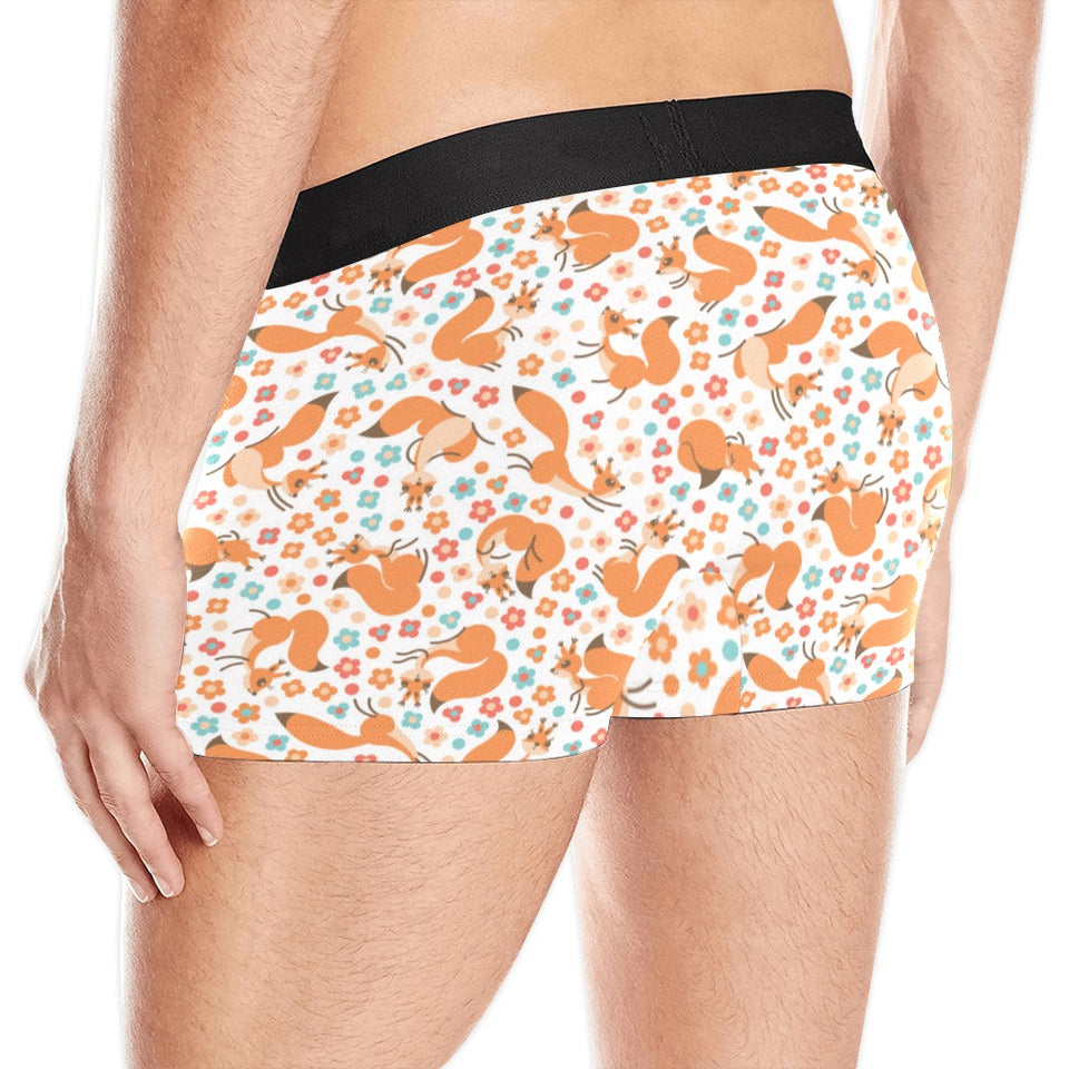 Squirrel Pattern Print Design 05 Men's All Over Print Boxer Briefs Men's Underwear