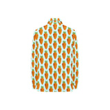 Carrot Pattern Print Design 03 Women's Long Sleeve Polo Shirt
