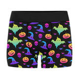 Colorful halloween background Men's All Over Print Boxer Briefs Men's Underwear