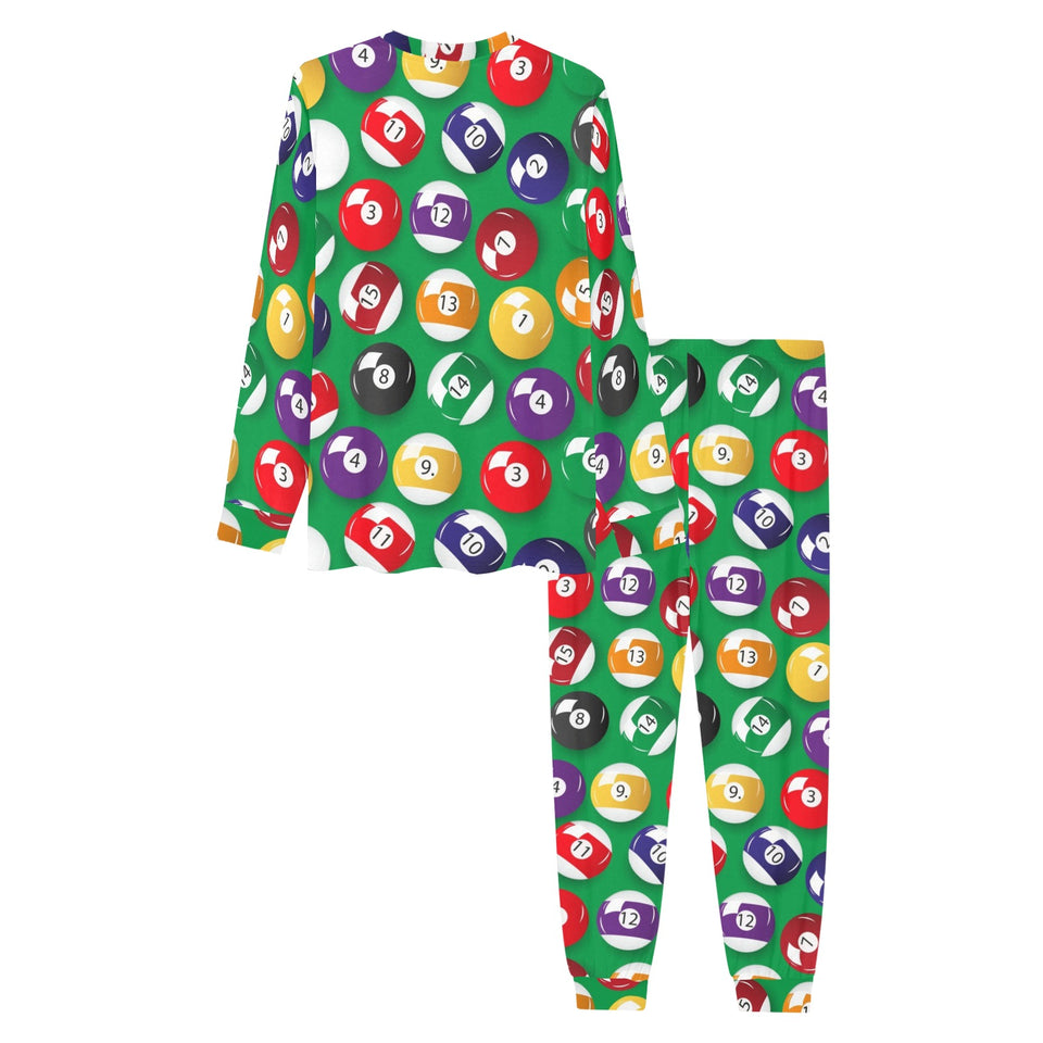 Billiard Ball Pattern Print Design 02 Men's All Over Print Pajama