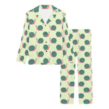Snail Pattern Print Design 04 Women's Long Pajama Set