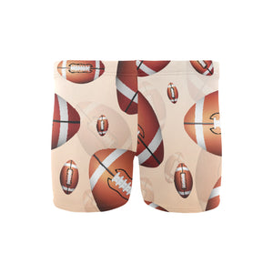 American football ball design pattern Men's Swimming Trunks