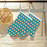 Guinea Pig Pattern Print Design 03 Heat Resistant Oven Mitts