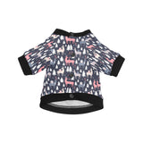 Deers Winter Christmas pattern All Over Print Pet Dog Round Neck Fuzzy Shirt