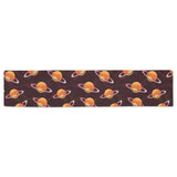 Hamburger Pattern Print Design 05 Table Runner