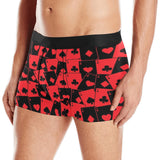 Casino Cards Suits Pattern Print Design 02 Men's All Over Print Boxer Briefs Men's Underwear
