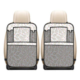 Tennis Pattern Print Design 04 Car Seat Back Organizer