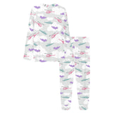 Helicopter plane pattern Women's All Over Print Pajama Set