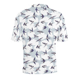 Swallow Pattern Print Design 05 Men's All Over Print Polo Shirt