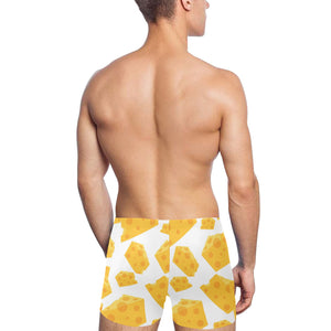 Cheese slice pattern Men's Swimming Trunks