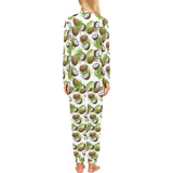 Coconut Pattern Print Design 04 Women's All Over Print Pajama Set