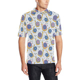 Snail Pattern Print Design 05 Men's All Over Print Polo Shirt