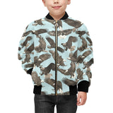 Eagle Pattern Print Design 01 Kids' Boys' Girls' Bomber Jacket