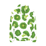 Cute broccoli pattern Men's Padded Hooded Jacket